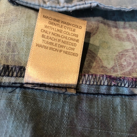 Christopher and Banks Petite XL Button Down colorful Jacket - Picture 10 of 11